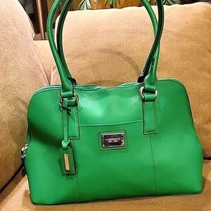 TIGNANELLO green leather handbag